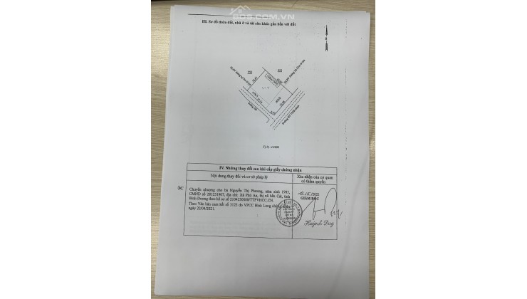 CẦN BÁN LÔ GÓC MẶT TIỀN ĐƯỜNG ĐT765B